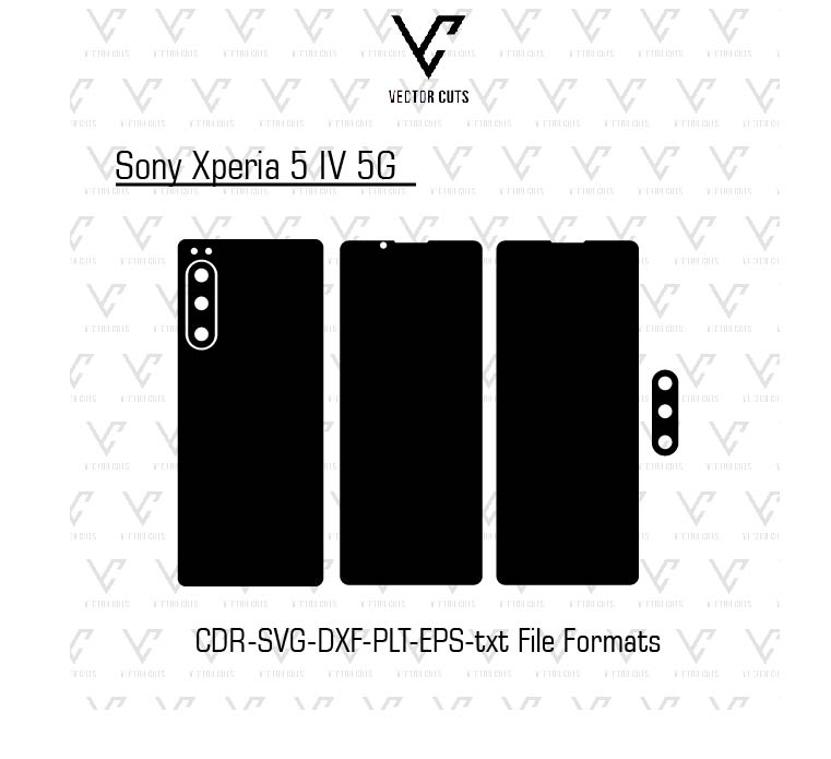 Sony Xperia 5 IV 5G Mobile Skin Template