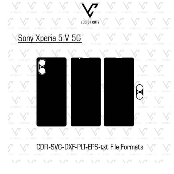 Sony Xperia 5 V 5G Mobile Skin Template