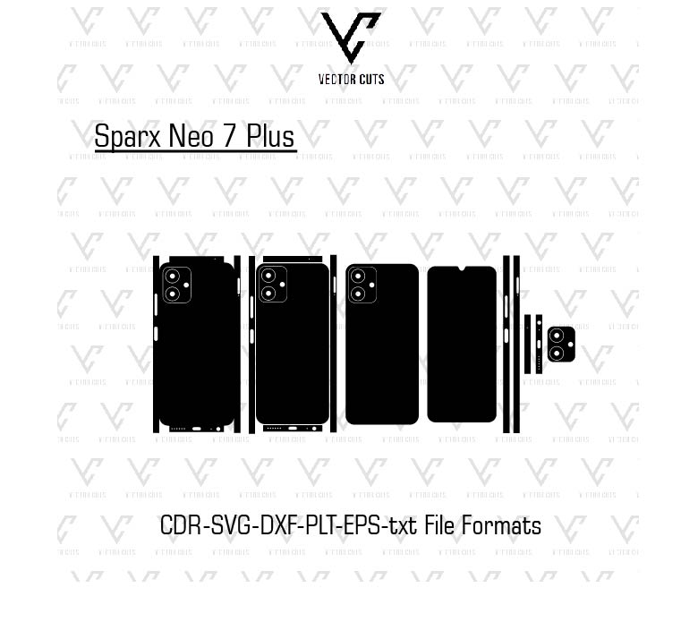 Sparx Neo 7 Plus Mobile Skin Template