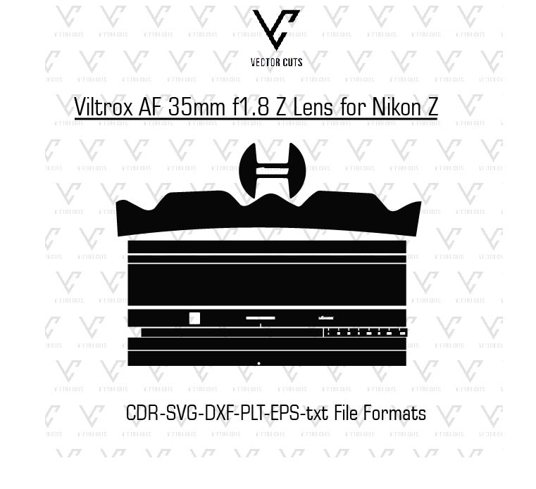Viltrox AF 35mm f1.8 Z Lens for Nikon Z Camera lens Skin Template