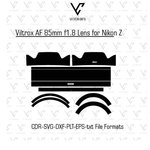 Viltrox AF 85mm f1.8 Lens for Nikon Z Camera lens Skin Template