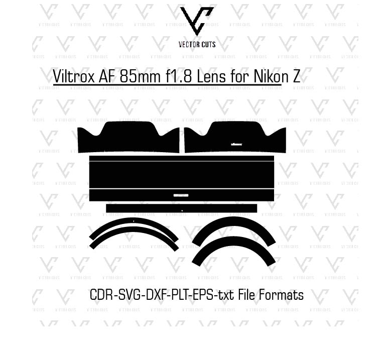 Viltrox AF 85mm f1.8 Lens for Nikon Z Camera lens Skin Template