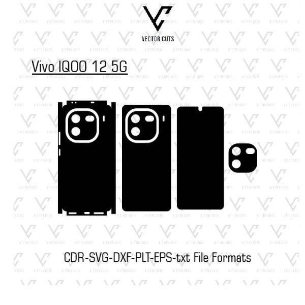 Vivo IQOO 12 5G Mobile Skin Template