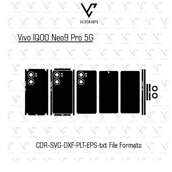 Vivo IQOO Neo9 Pro 5G Mobile Skin Template