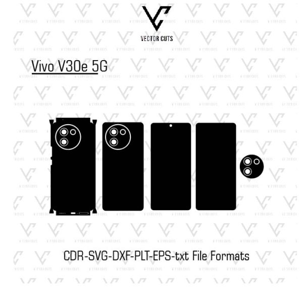 Vivo V30e 5G Mobile Skin Template