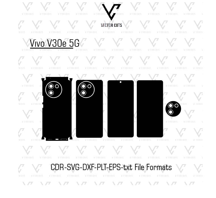 Vivo V30e 5G Mobile Skin Template