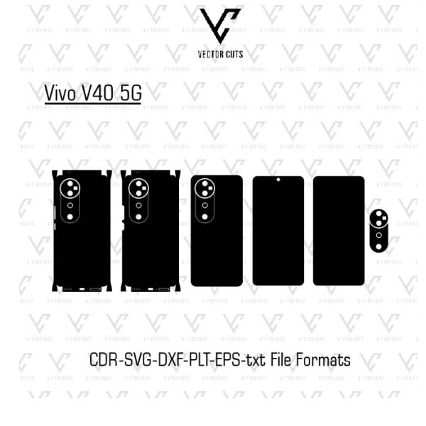 Vivo V40 5G Mobile Skin Template
