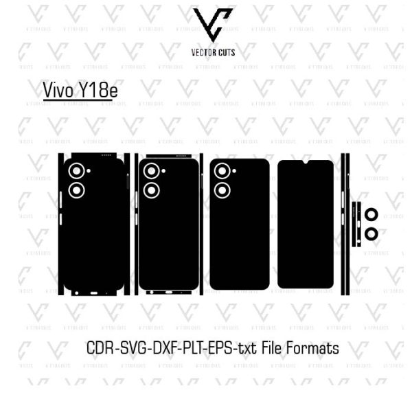 Vivo Y18e Mobile Skin Template