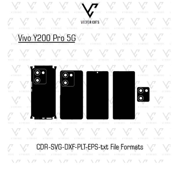 Vivo Y200 Pro 5G Mobile Skin Template