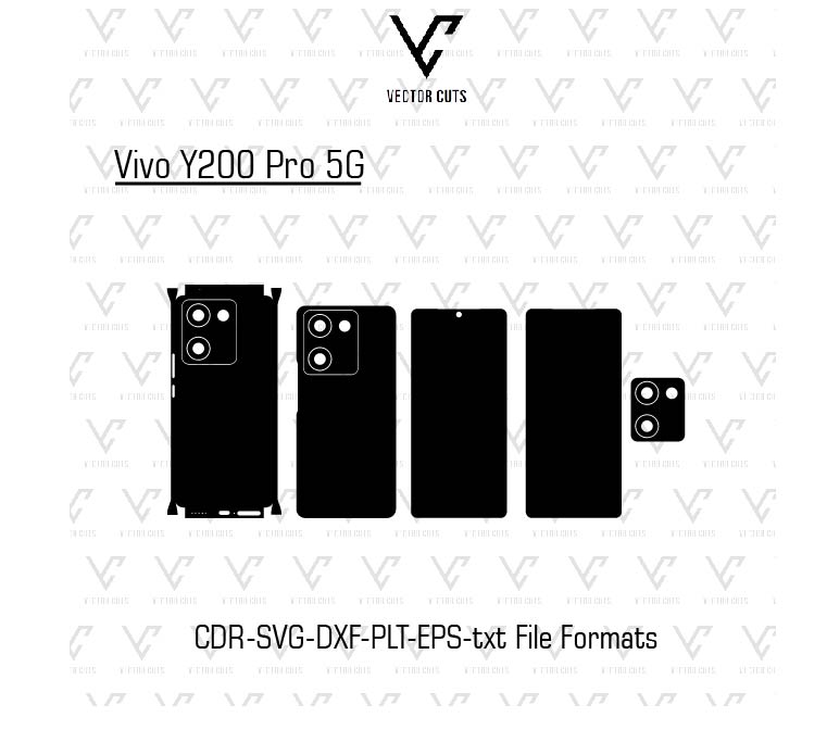 Vivo Y200 Pro 5G Mobile Skin Template