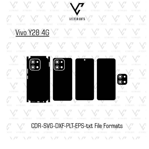 Vivo Y28 4G Mobile Skin Template