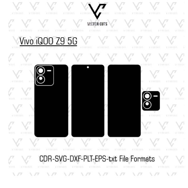 Vivo iQOO Z9 5G Mobile Skin Template