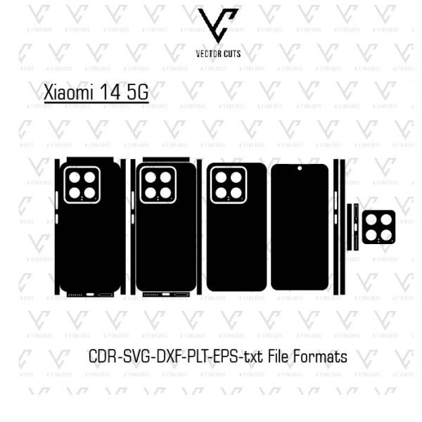 Xiaomi 14 5G Mobile Skin Template
