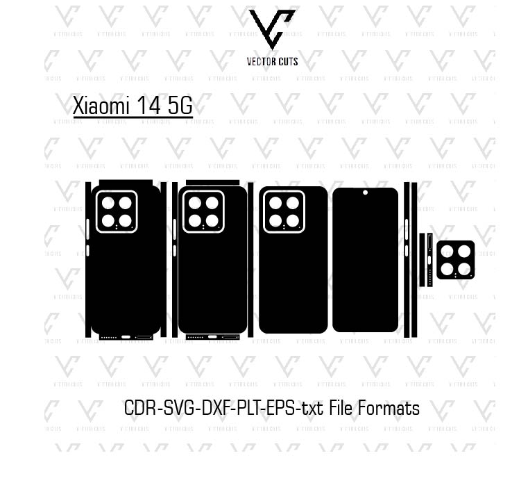 Xiaomi 14 5G Mobile Skin Template