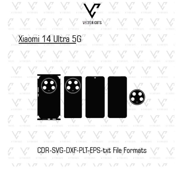 Xiaomi 14 Ultra 5G Mobile Skin Template