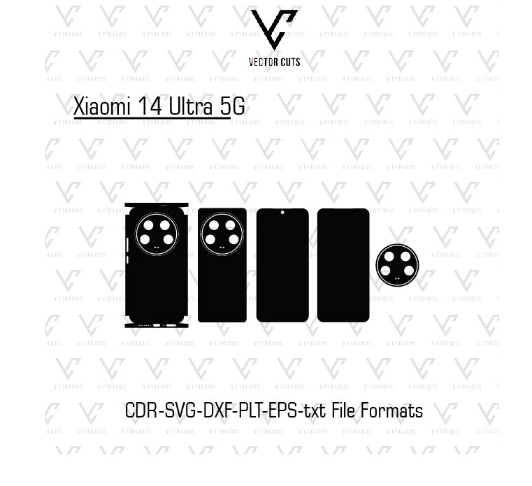 Xiaomi 14 Ultra 5G Mobile Skin Template