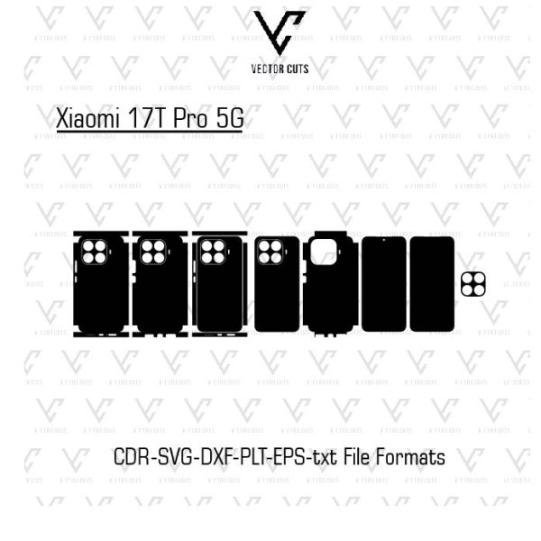 Xiaomi 17T Pro 5G Mobile Skin Template