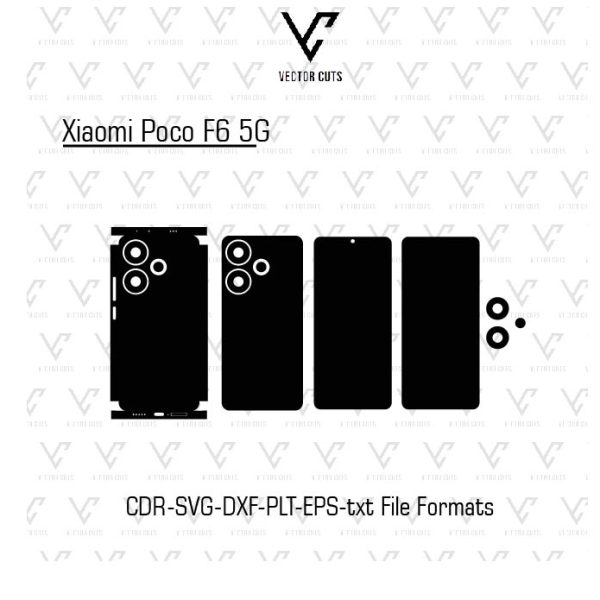 Xiaomi Poco F6 5G Mobile Skin Template