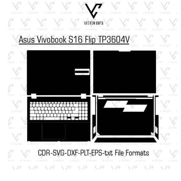 Asus Vivobook S16 Flip TP3604V Laptop Skin Template