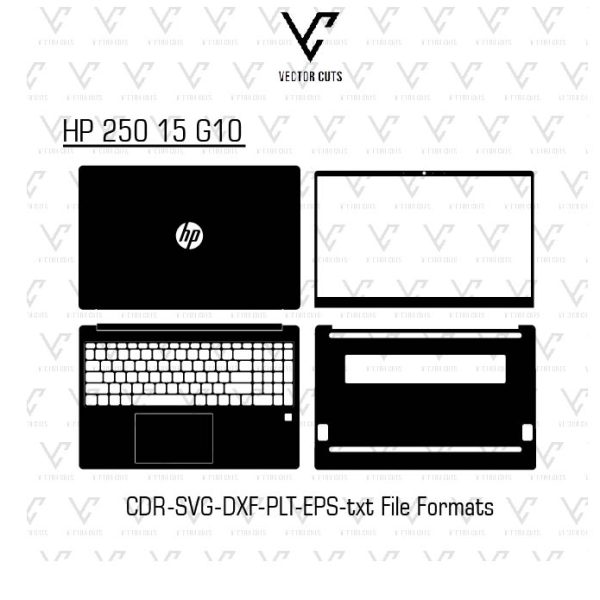 HP 250 15 G10 Laptop Skin Template