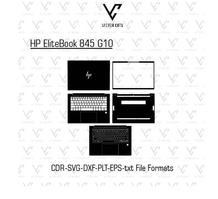 HP EliteBook 845 G10 Laptop Skin Template