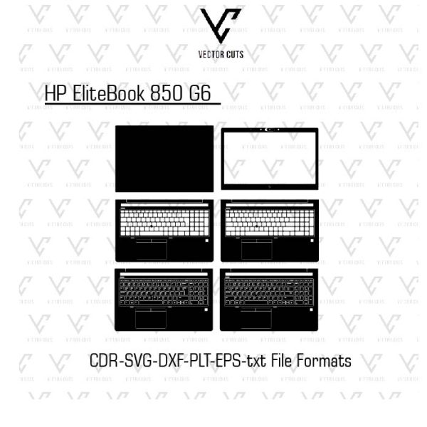HP EliteBook 850 G6 Laptop Skin Template