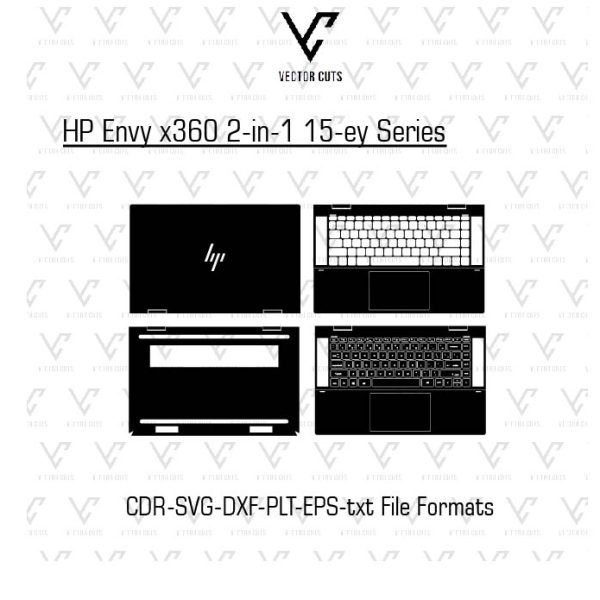 HP Envy x360 2-in-1 15-ey Series Laptop Skin Template