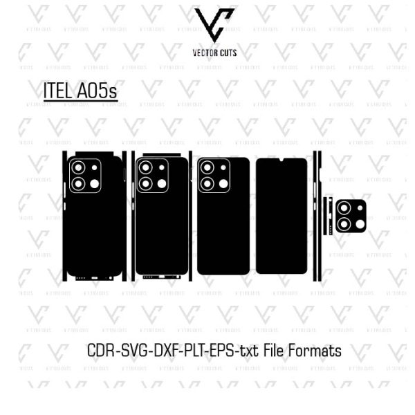 ITEL A05s Mobile Skin Template