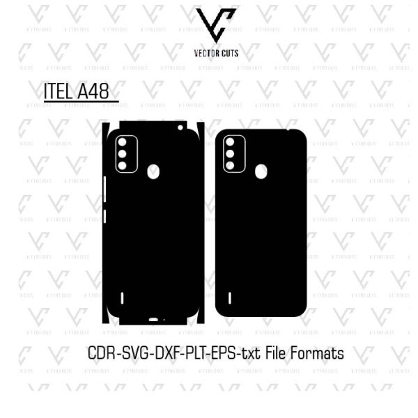 ITEL A48 Mobile Skin Template