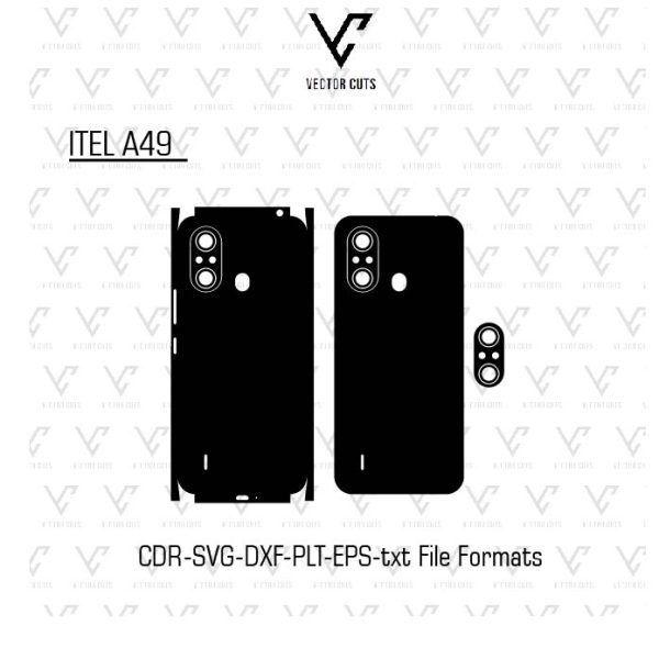 ITEL A49 Mobile Skin Template