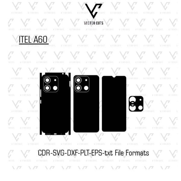 ITEL A60 Mobile Skin Template