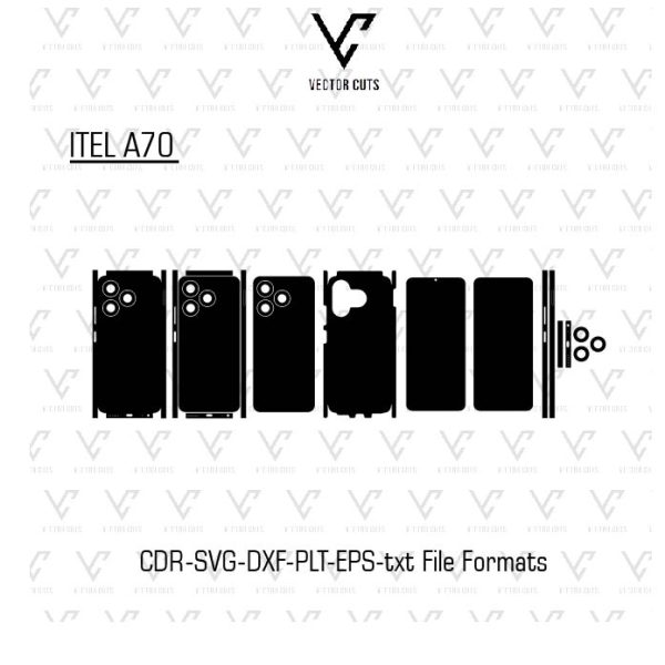ITEL A70 Mobile Skin Template