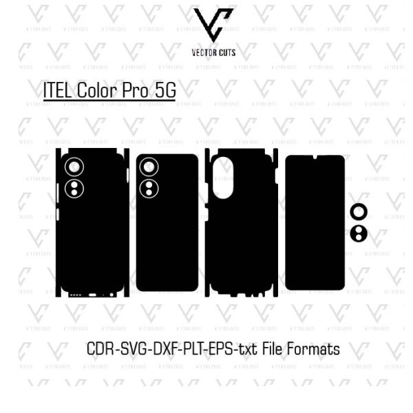 ITEL Color Pro 5G Mobile Skin Template