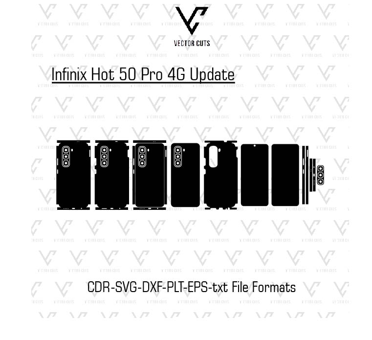Infinix Hot 50 Pro 4G Update Mobile Skin Template