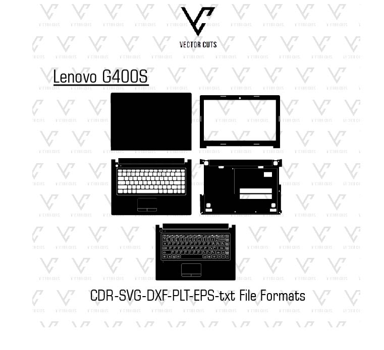 Lenovo G400S Laptop Skin Template