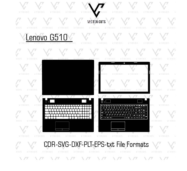 Lenovo G510 Laptop Skin Template