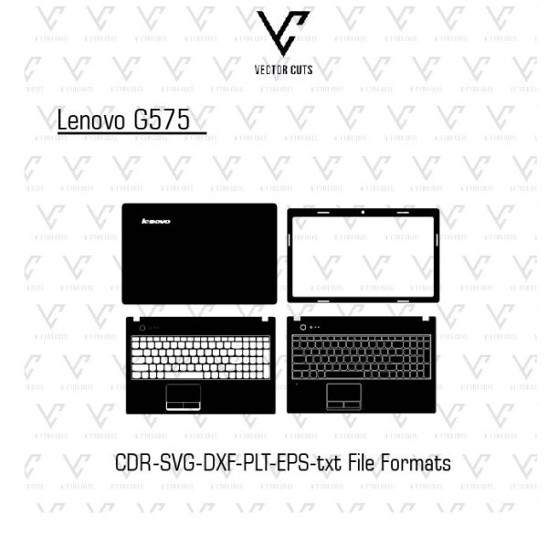Lenovo G575 Laptop Skin Template