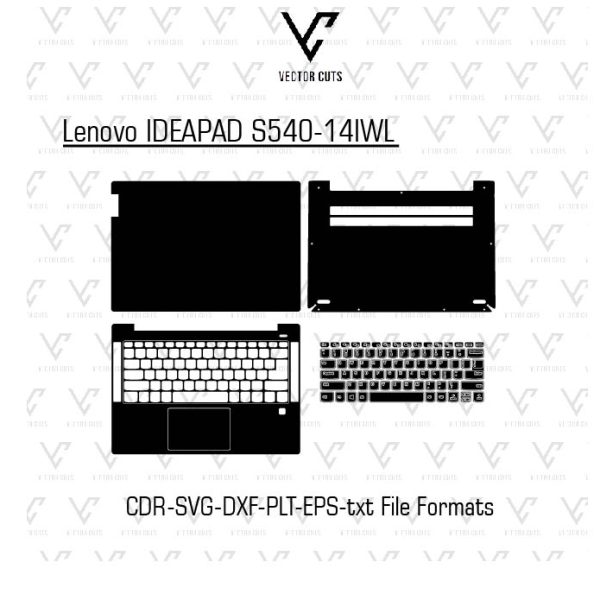 Lenovo IDEAPAD S540-14IWL Laptop Skin Template