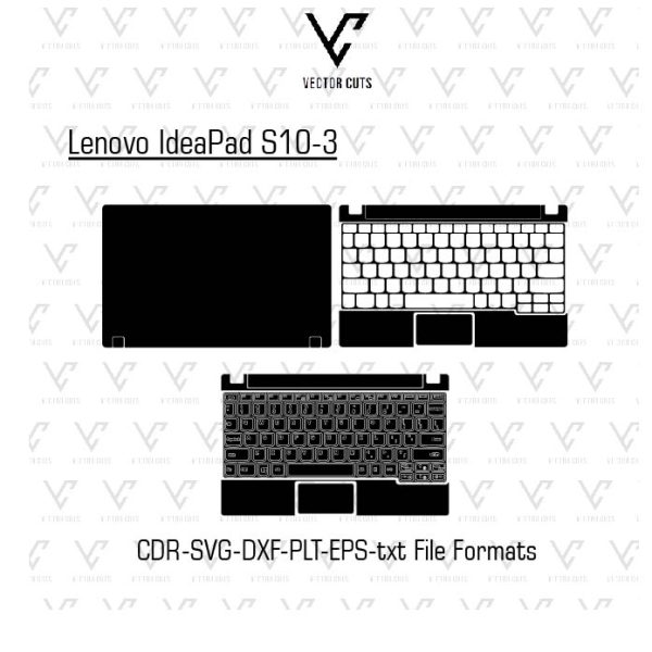 Lenovo IdeaPad S10-3 Laptop Skin Template