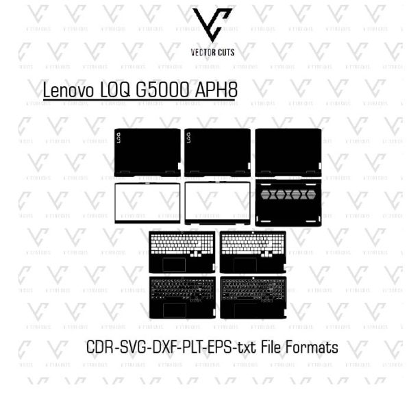 Lenovo LOQ G5000 APH8 Laptop Skin Template