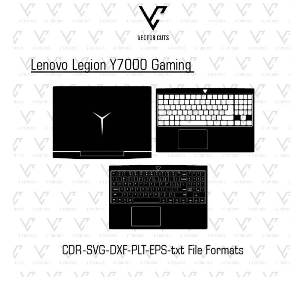 Lenovo Legion Y7000 Gaming Laptop Skin Template