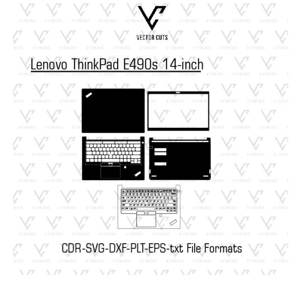Lenovo ThinkPad E490s 14-inch Laptop Skin Template
