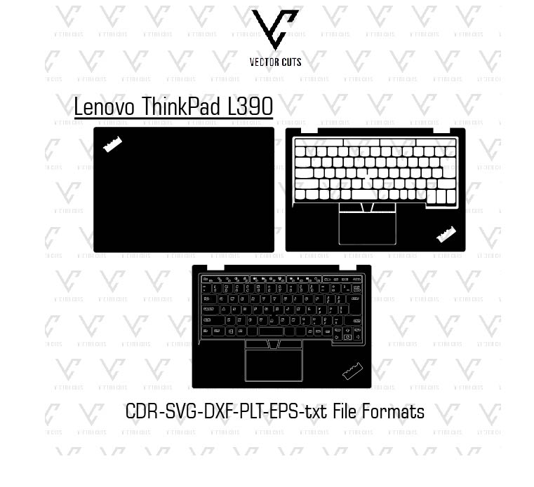 Lenovo ThinkPad L390 Laptop Skin Template