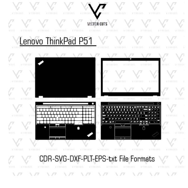 Lenovo ThinkPad P51 Laptop Skin Template