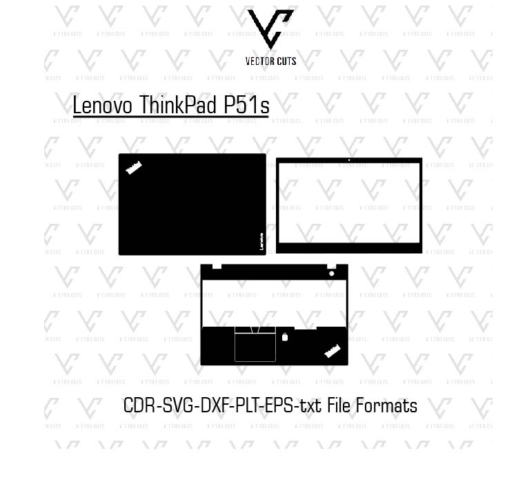 Lenovo ThinkPad P51s Laptop Skin Template