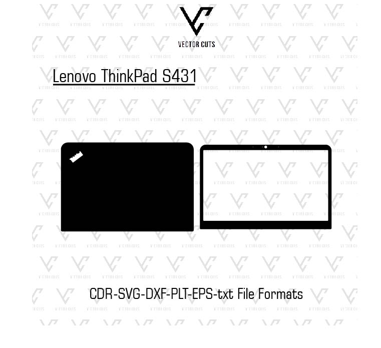 Lenovo ThinkPad S431 Laptop Skin Template