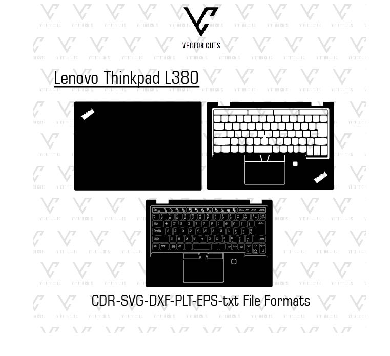 Lenovo Thinkpad L380 Laptop Skin Template