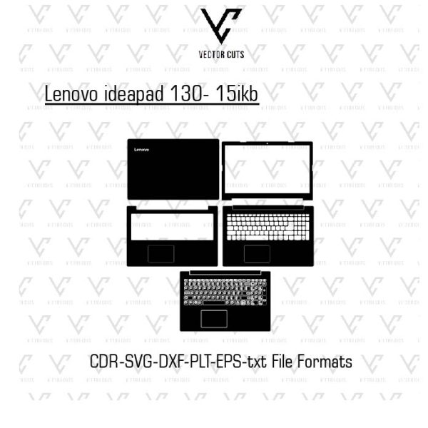 Lenovo ideapad 130- 15ikb Laptop Skin Template