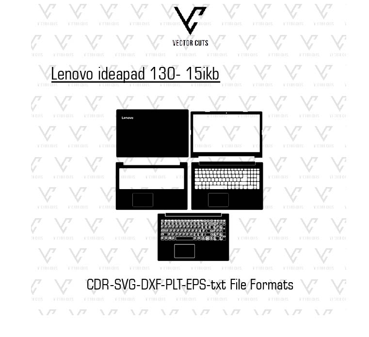Lenovo ideapad 130- 15ikb Laptop Skin Template