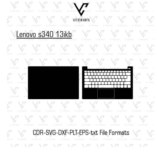 Lenovo s340 13ikb Laptop Skin Template